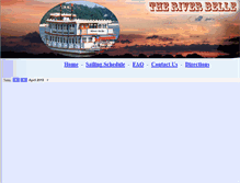 Tablet Screenshot of calendar.riverboattour.com